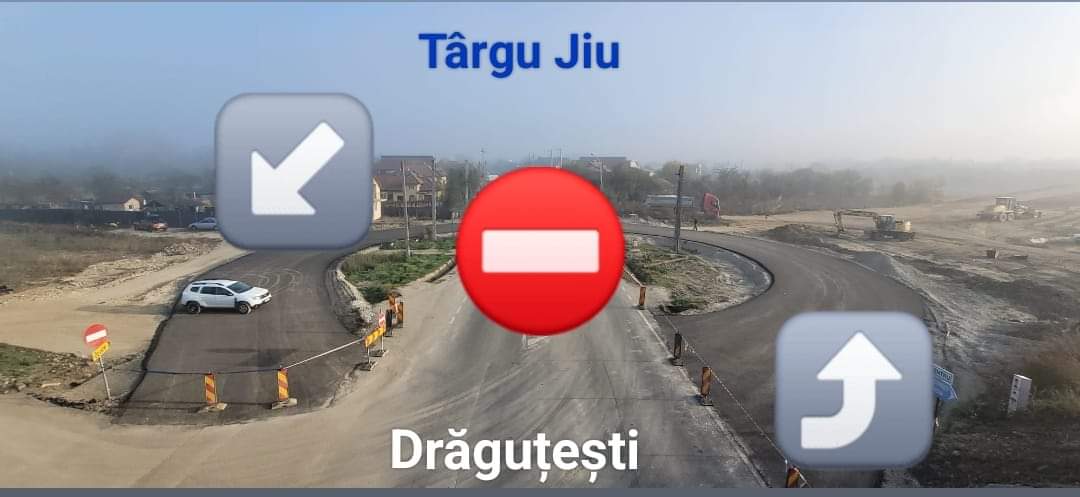 Restricții de circulație în zona variantei de ocolire a municipiului Târgu Jiu