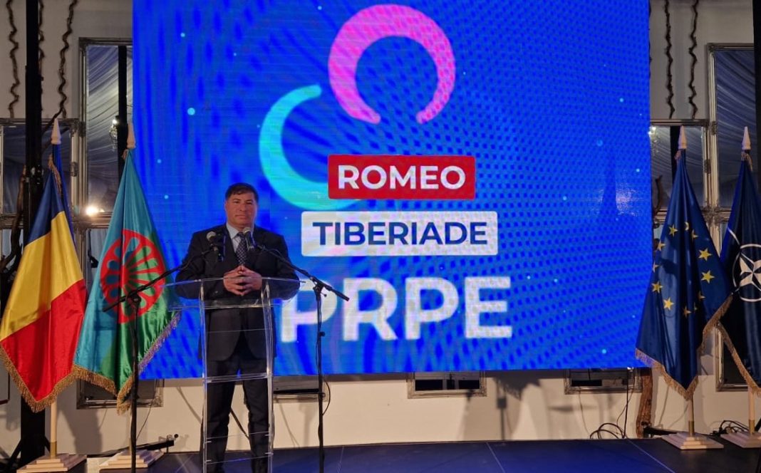 Romeo Tiberiade a fost reales președinte al Partidei Romilor Pro Europa, sucursala Dolj