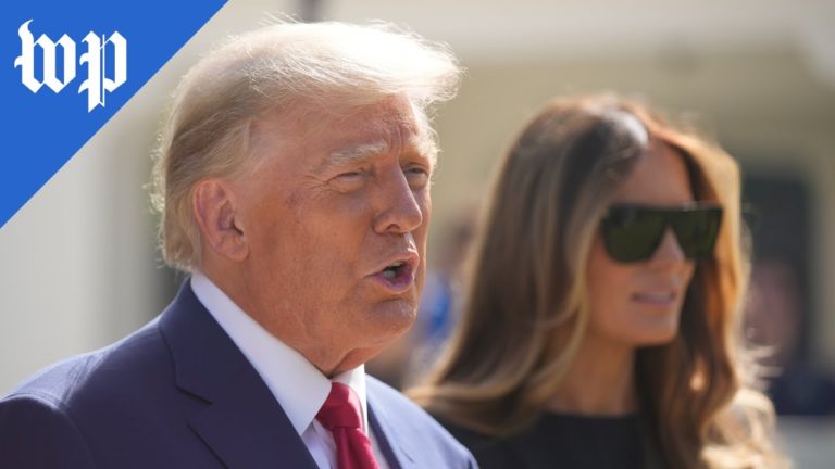 (VIDEO) Donald Trump l-a votat în Palm Beach pe Ron DeSantis