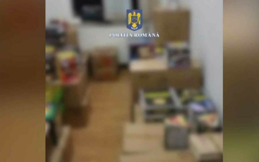 Opt tone de artificii și petarde, confiscate de la o familie