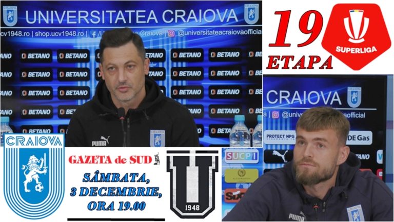 Superliga | Rădoi şi Creţu au prefaţat derbiul Băniei. Mobilizare maximă pentru meciul cu FCU (VIDEO)