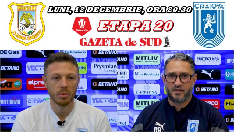 Mioveni – „U“ Craiova | Bon și Mitrea, convinși că o victorie ar scoate echipa din impas (VIDEO)