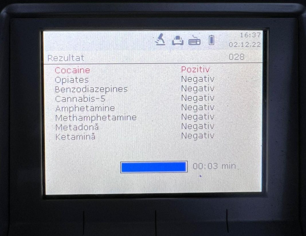 drugtest Mehedințean prins la volan drogat