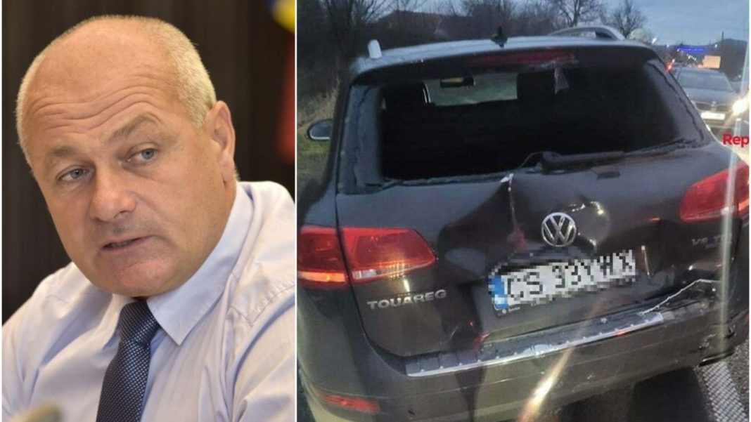 Preşedintele Consiliului Judeţean Caraş-Severin, implicat într-un accident rutier