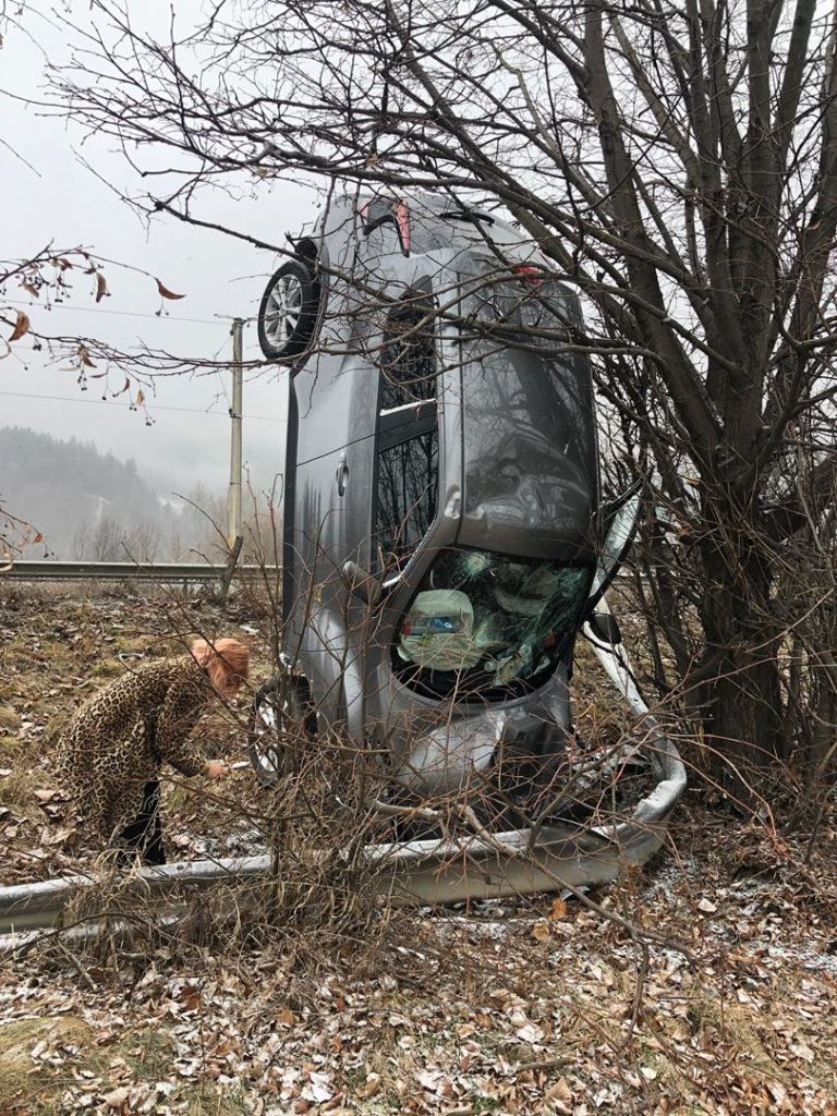 Bărbatul a avut noroc și a scăpat nevătămat