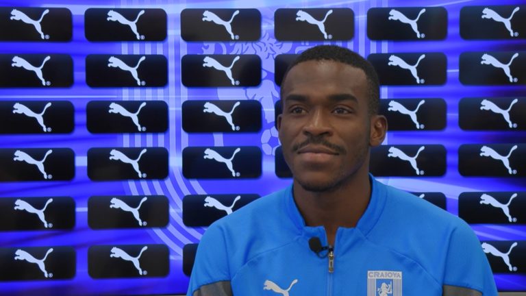 Basilio Ndong: „Sunt aici să ajut echipa. Hai Craiova!“ (VIDEO)