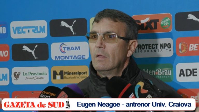 Eugen Neagoe, după victoria cu Widzew Lods: „Un joc reușit“