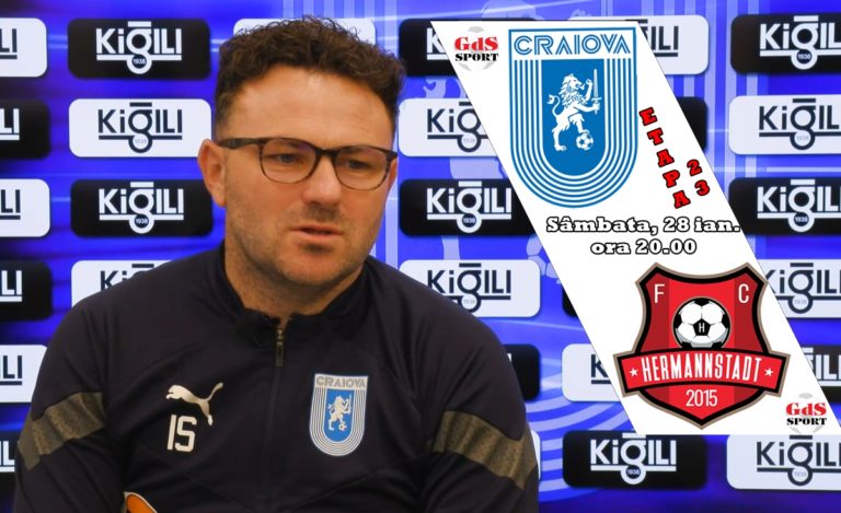 „U“ Craiova – Hermannstadt | Ionuț Stancu: „Avem datoria să câștigăm“ (VIDEO)