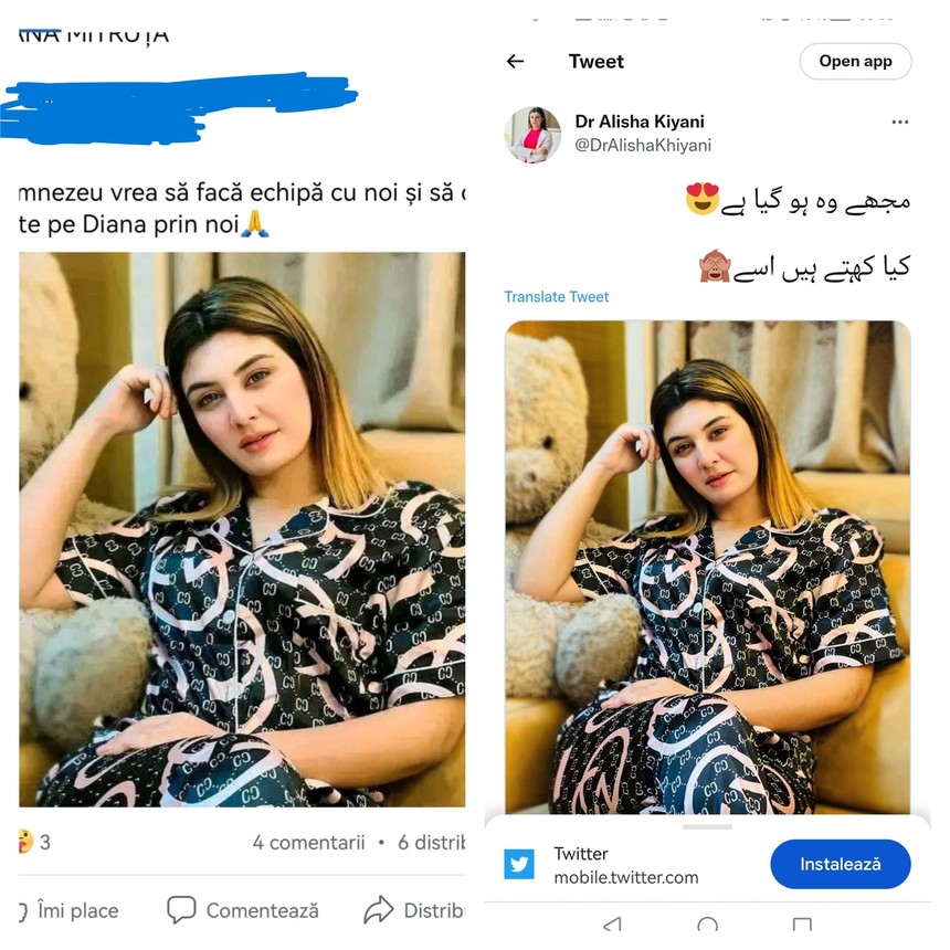 Escrocherie pe Facebook cu poze furate de la o doctoriță din Pakistan