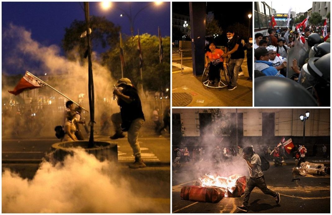 Proteste în Peru: Cel puțin 12 morți în ciocnirile dintre forțele de ordine și manifestanți