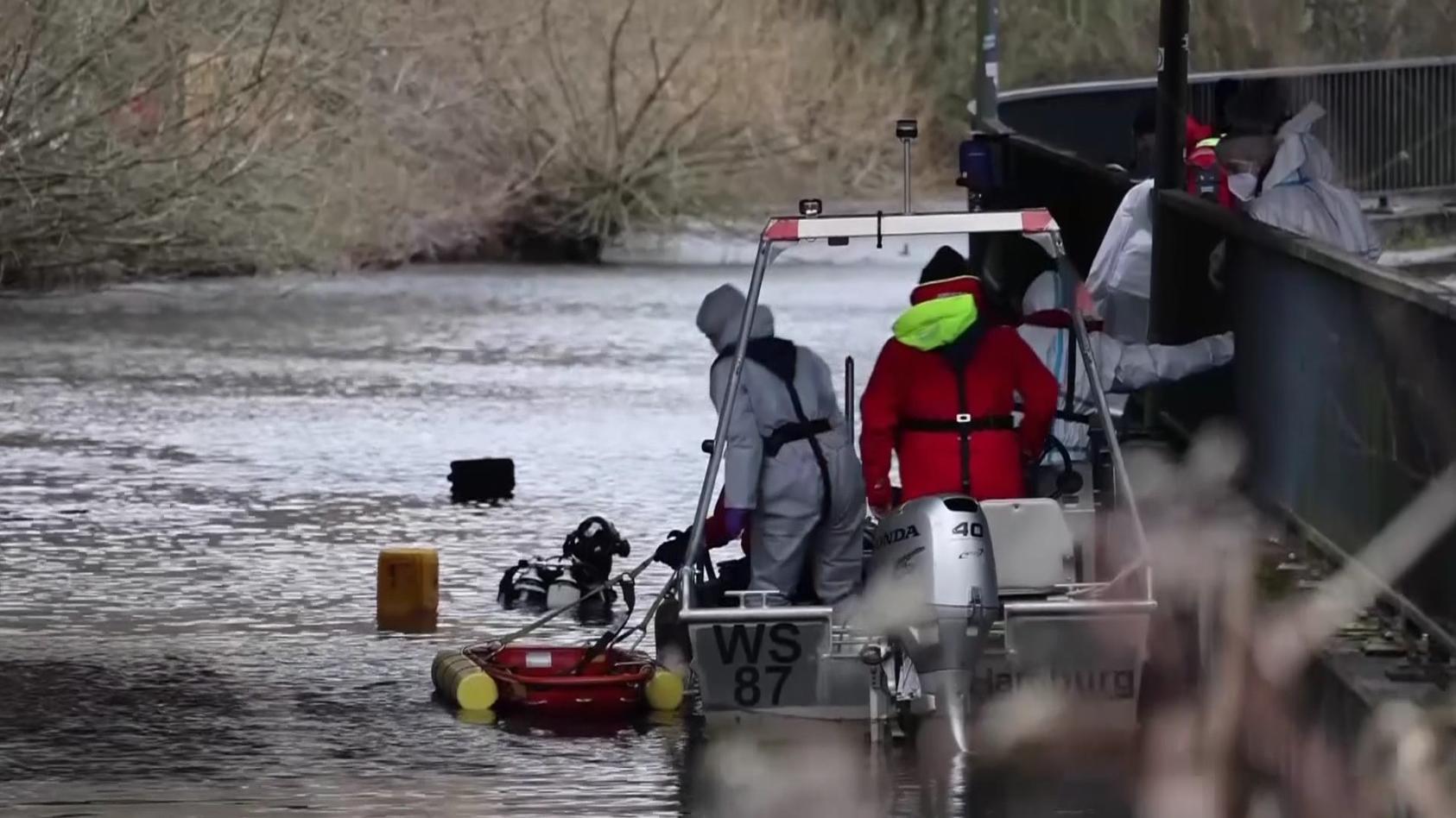 Geantă cu rămăşiţe umane, pescuită într-un canal din Germania