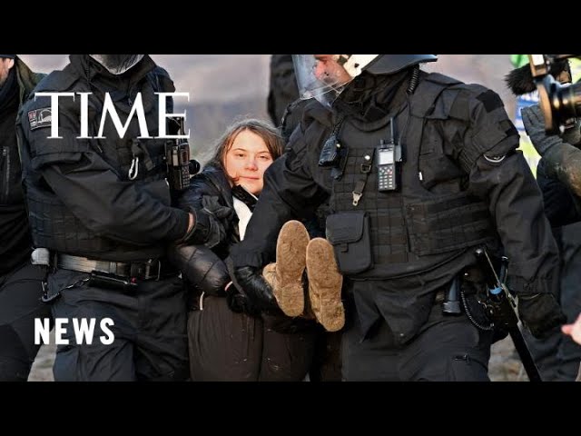 (VIDEO) Greta Thunberg, arestată în timpul unui protest în Germania