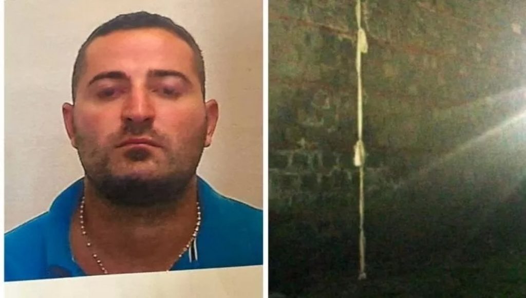Șeful unei grupări mafiote a evadat din închisoare coborând pe o frânghie formată din lenjerie de pat
