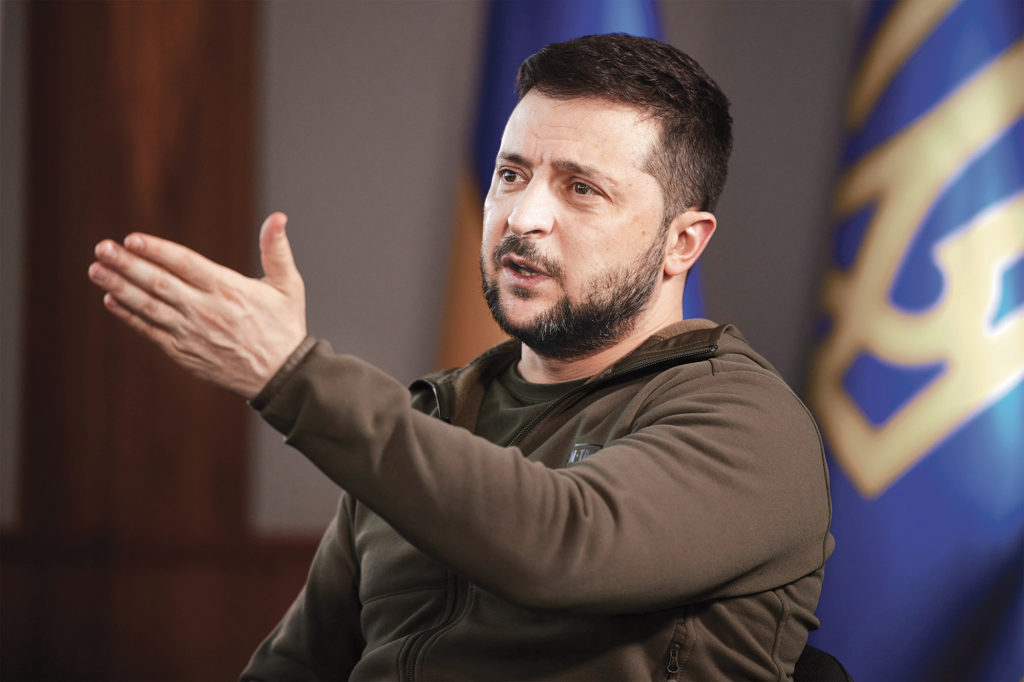 Zelenski a salutat rezistența Ucrainei, la un an de la masacrul de la Bucea