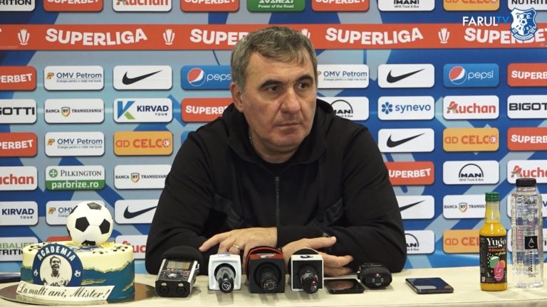 Farul – “U” Craiova / Gică Hagi: “Ne aşteaptă un meci foarte greu”