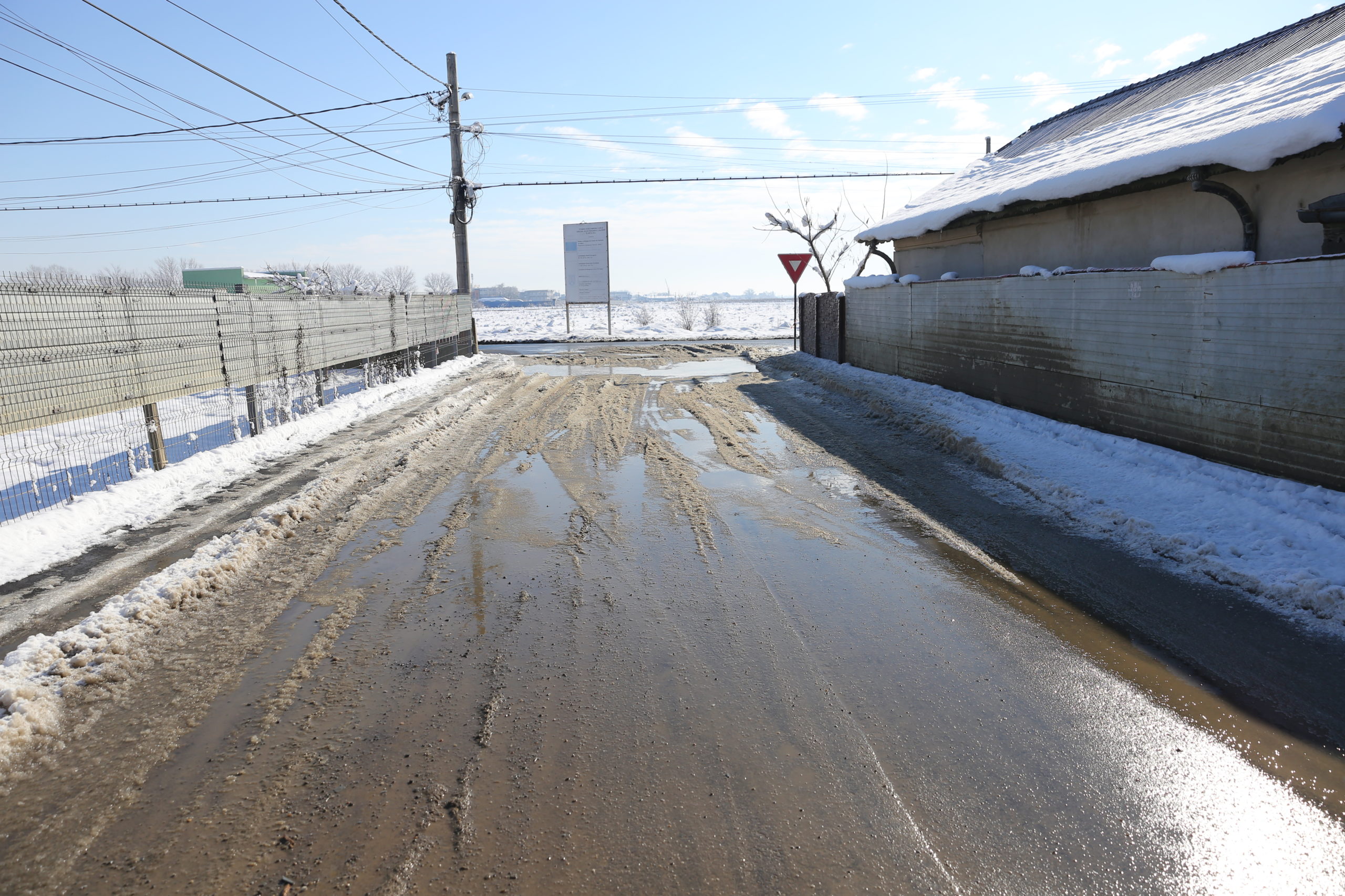 Strada Moldova, porţiunea asfaltată