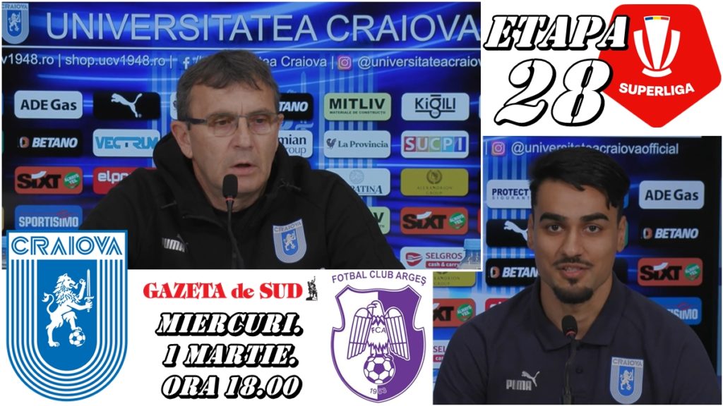„U“ Craiova – FC Argeş | Alb-albaştrii vor să-şi îndrepte imaginea după ruşinea de la Voluntari