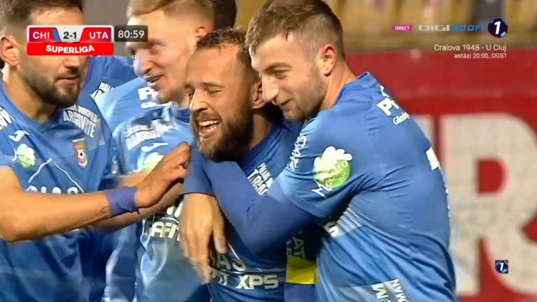 Chindia – UTA 2-1 | Trupa lui Toni Petrea, la cea de-a doua victorie consecutivă