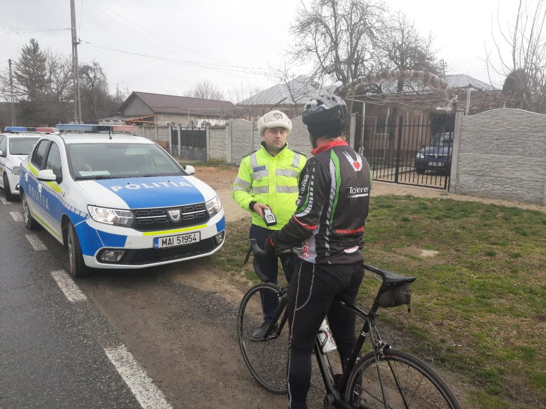 Acţiunea s-a desfăşurat atât în mediul urban, cât şi în mediul rural şi a avut în atenție combaterea abaterilor săvârşite de către biciclişti