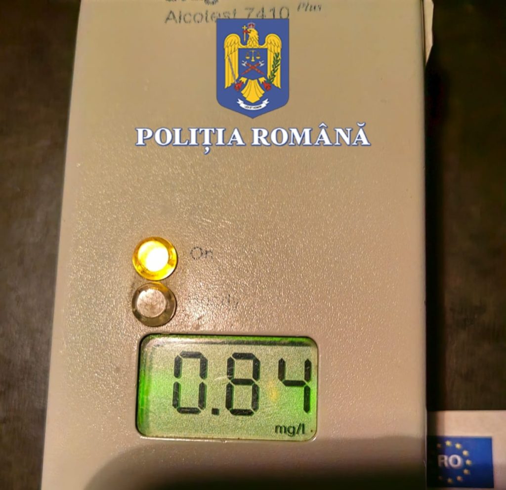Oltean prins băut la volan