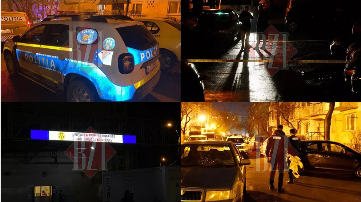 Polițiștii din Iași au fost sesizați miercuri seara că un bărbat a fost împușcat pe o stradă din cartierul Alexandru cel Bun (Foto: www.bzi.ro)