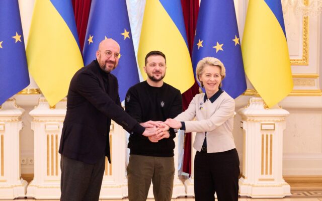 Volodimir Zelenski participă la summitul liderilor UE de la Bruxelles