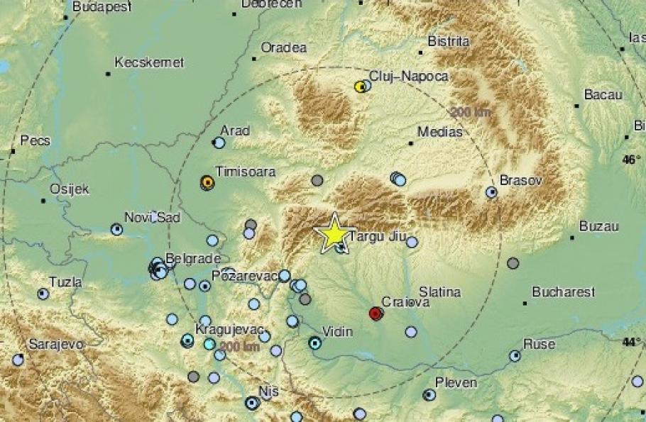 Cutremur cu magnitudinea 5,2 în Oltenia