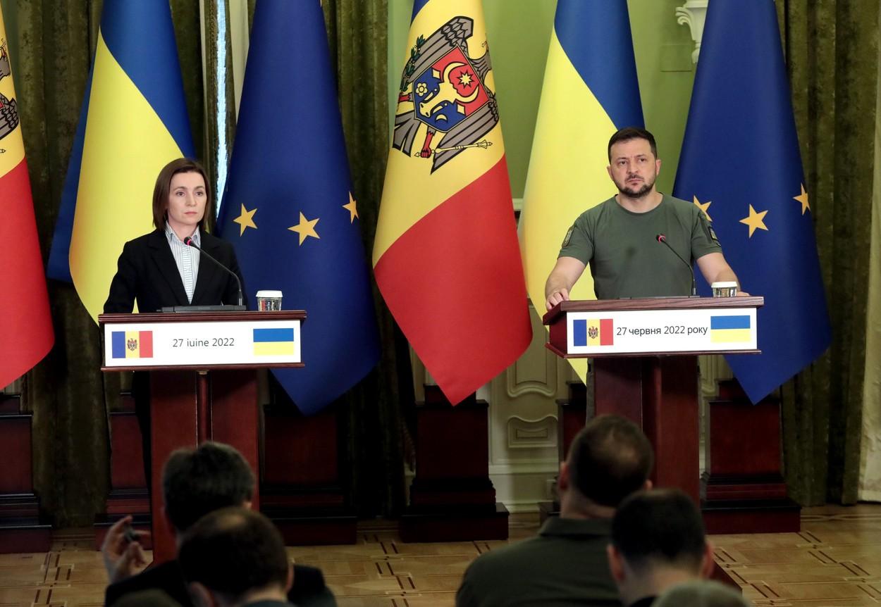 Zelenski: Maia Sandu nu mi-a cerut ajutorul, dar Ucraina va fi întotdeauna gata să ajute Moldova