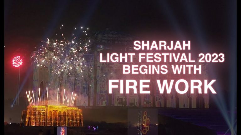 (VIDEO) Festivalul luminii din Sharjah