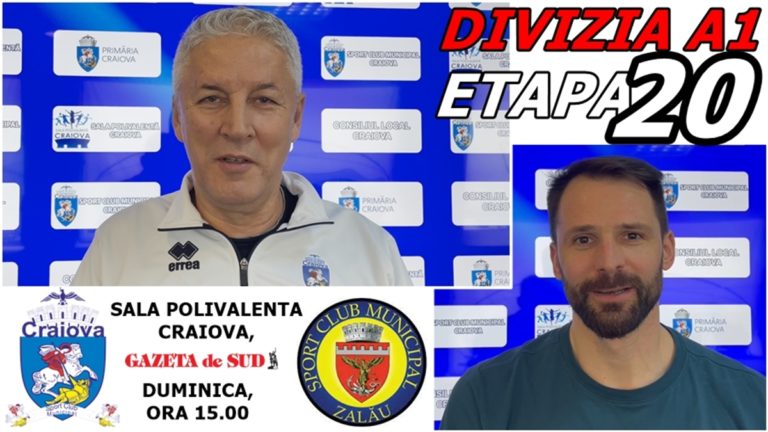 Volei (m) / SCMU Craiova își asigură locul al patrulea dacă învinge Zalăul