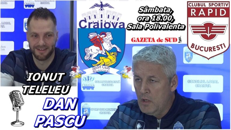Volei (m) / SCMU Craiova – Rapid, super-duel în Polivalentă