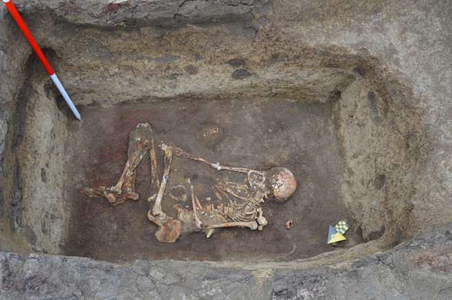 Schelet uman vechi de peste 3.000 de ani descoperit la Botoşani