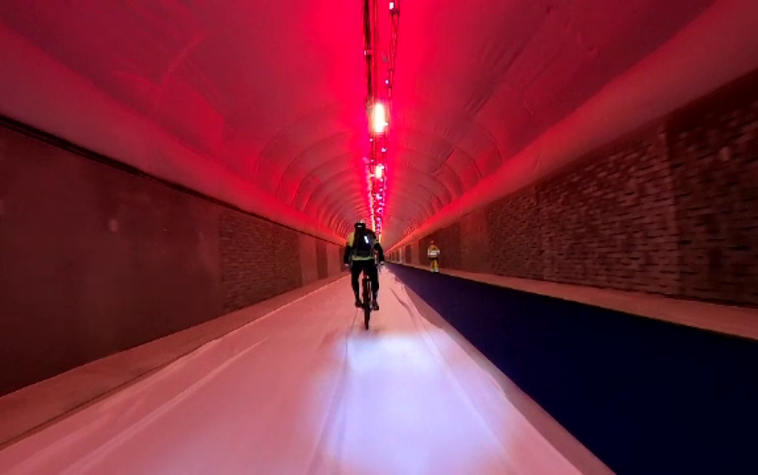 Va fi inaugurat cel mai lung tunel pentru pietoni și bicicliști din lume