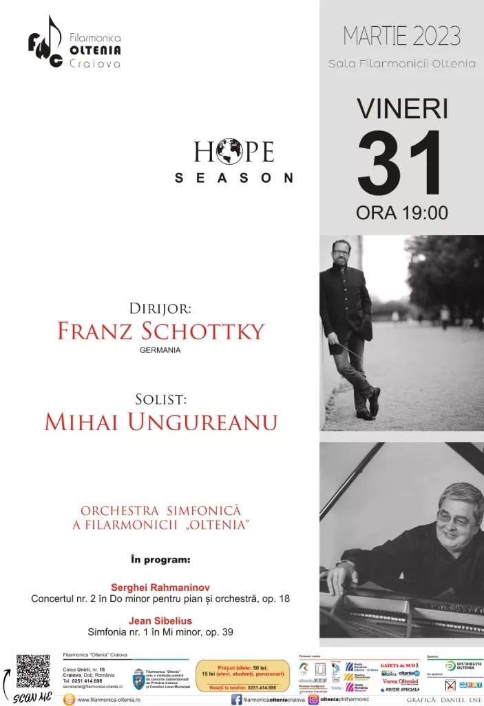 Romantic Piano Rahmaninov la Filarmonica Oltenia