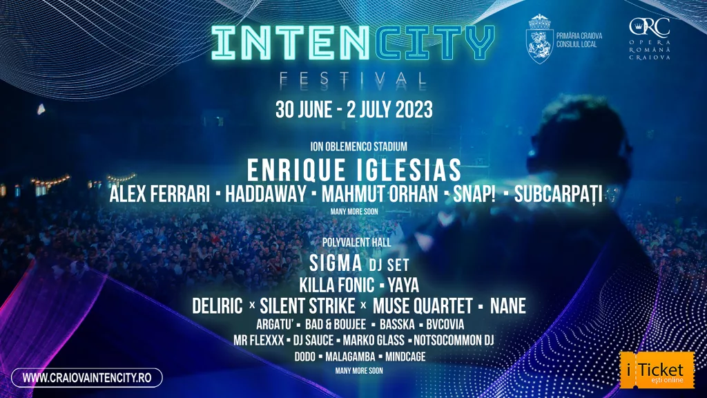 Enrique Iglesias vine la Craiova. IntenCity a anunţat primii artişti de la festival