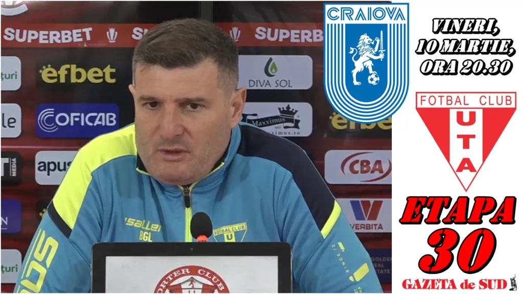 „U“ Craiova – UTA | Laszlo Balint: „Am suferit din punct de vedere profesional“