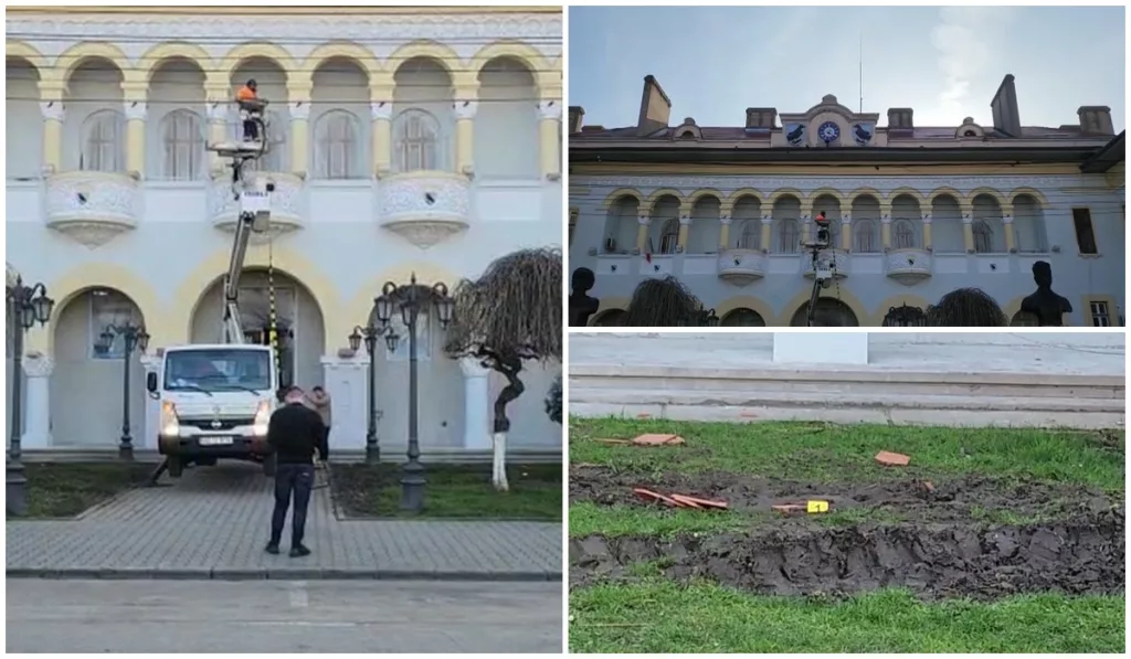 Un muncitor a căzut în gol aproape 10 metri de pe acoperișul unei clădiri