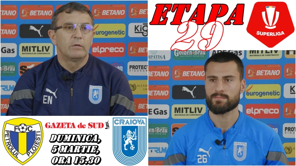 Petrolul – „U“ Craiova | Eugen Neagoe şi Gjoko Zajkov nu se tem de „lupi“