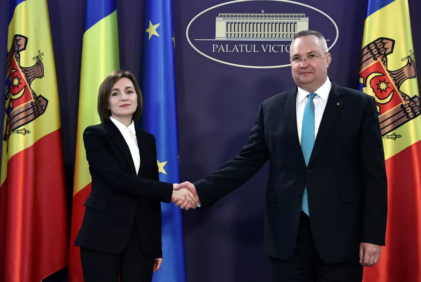 Premierul Ciucă, primit de preşedintele Republicii Moldova, Maia Sandu