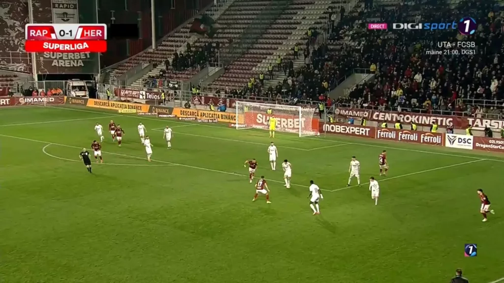 Rapid – Hermannstadt 0-1 | Sibienii au scăpat cu trei puncte din Giuleşti