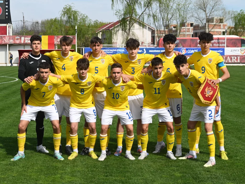România U15 a remizat în amicalul cu Muntenegru U15