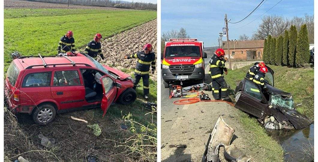 Doi șoferi au murit într-un accident pe DN 7