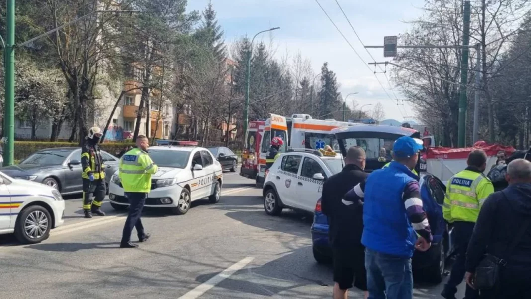 Un mort și cinci răniți după ce un șofer de taxi a făcut infarct la volan