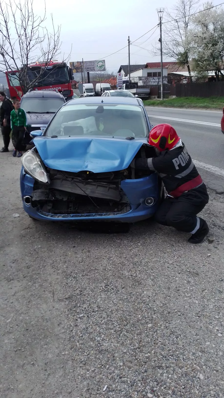 Vâlcea: Accident cu trei mașini la Budești