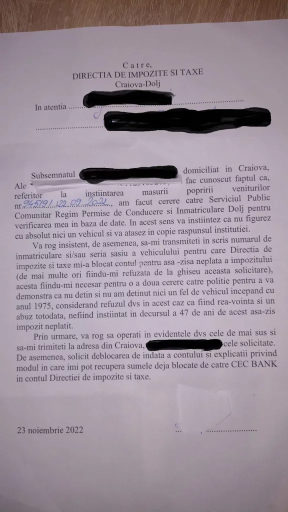Cazul motoretei impozitate după 50 de ani: DIT Craiova dă vina pe o lege veche