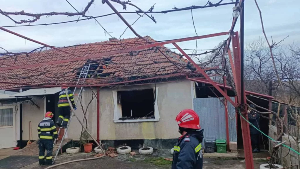 Bihor: Mamă și fiu, morți într-un incendiu