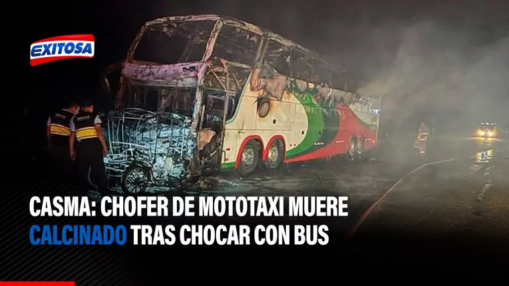 (VIDEO)Peru: Cel puţin 13 oameni au murit, după ce un autobuz a luat foc