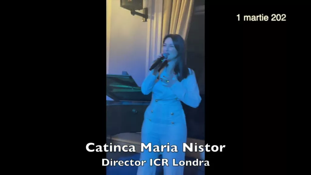 (VIDEO) Catinca Nistor ar putea pierde funcţia de director al ICR Londra