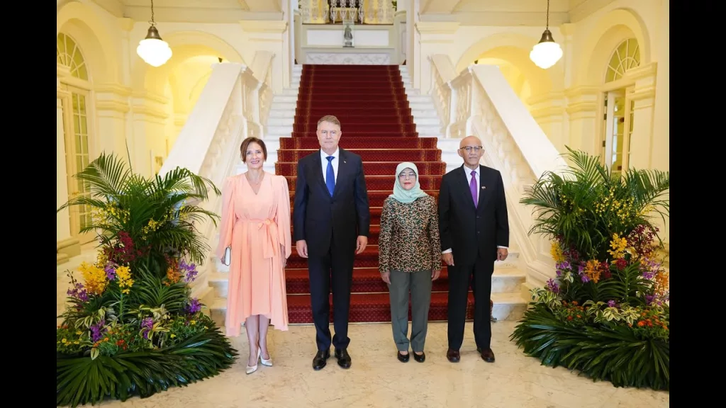 (VIDEO) Klaus Iohannis, primit de preşedintele Republicii Singapore