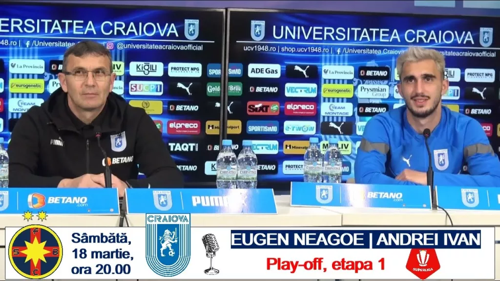 FCSB – „U“ Craiova | Eugen Neagoe şi Andrei Ivan vor un rezultat pozitiv în Capitală